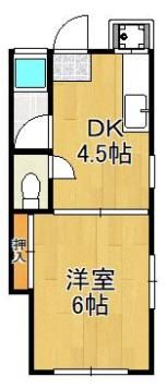 上田ハイツの間取り画像