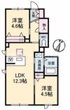 メイソン ブランシュ B棟の間取り画像