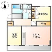 マンションてんじんの間取り画像