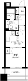 藤和シティホームズ恵比寿の間取り画像