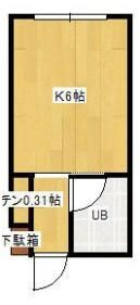 ダイヤコーポ桂川の間取り画像