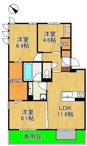 D-ROOM鷹の巣の間取り画像