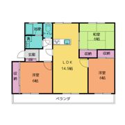 岩崎ハイツの間取り画像