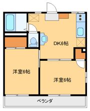 コーポラスゆたかの間取り画像