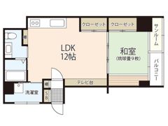 坪井ビルの間取り画像