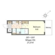 S-RESIDENCE上新庄beatの間取り画像
