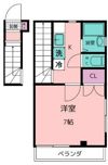 ヴィラ・コーラ国立の間取り画像