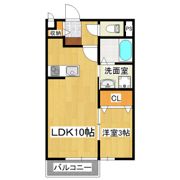 プルミエール野澤Eの間取り画像