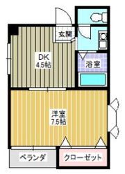 グレイスハイツオオマエの間取り画像