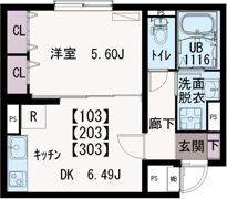 イクシオ blue treeの間取り画像