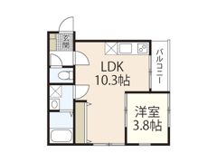 リノリノアパートメントwithB棟の間取り画像