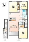 サンハイツ西条東の間取り画像
