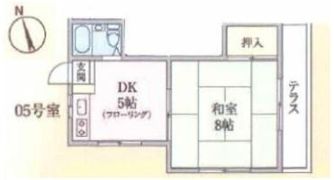 サンライズハイツ朝霞B棟の間取り画像