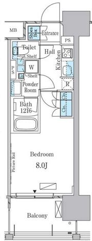 アーバンドルフ天満の間取り画像