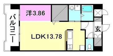 ロイヤル・スイート衣山の間取り画像