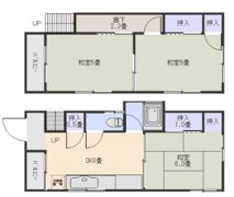 佐方貸家の間取り画像