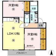 ハイカムール静の間取り画像