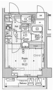 リライア吉野町Ⅲの間取り画像