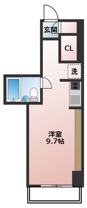 Mフラットの間取り画像