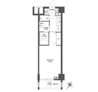 ディームス目黒行人坂の間取り画像