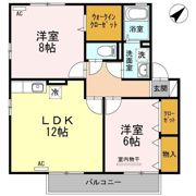セジュールプルミエ A棟の間取り画像