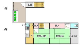 メゾネットみさきの間取り画像