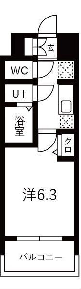 ファステート東別院シュプールの間取り画像