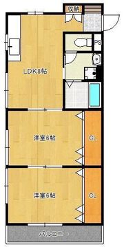 日生プリンスマンションの間取り画像