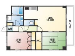 楽々園Nビルの間取り画像