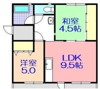 ヴィラ日の里の間取り画像