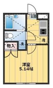 Prunus保土ヶ谷Ⅲの間取り画像