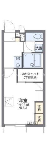 レオパレスS COURTの間取り画像