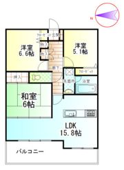 ファミール伊島の間取り画像