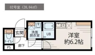 メゾン・ド・ロゼ川崎の間取り画像