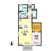 リッシュモア A棟の間取り画像