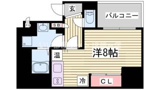 アスヴェル神戸元町Ⅱの間取り画像