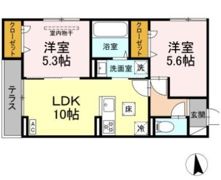 仮）D-ROOM西一之江1丁目の間取り画像