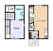 ビオラ新富山A棟の間取り画像