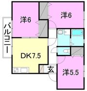 フェイスフル五番館 C棟の間取り画像