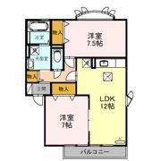 アザレアパーク Bの間取り画像