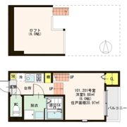 ハーモニーテラス新田Ⅳの間取り画像