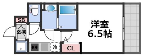 エスプレイス大阪城SOUTHの間取り画像