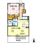 花水木 A棟の間取り画像