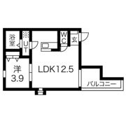 豊ハイツの間取り画像