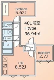 ALERO BASE Sasazuka Southの間取り画像