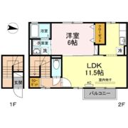 ファインシークB棟の間取り画像