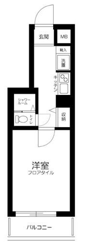 メインステージ十条の間取り画像