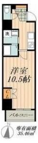 STUDIO KANAREBASHIの間取り画像
