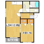 ヒーロー1番館の間取り画像