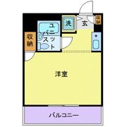 ユーコート武蔵小杉の間取り画像